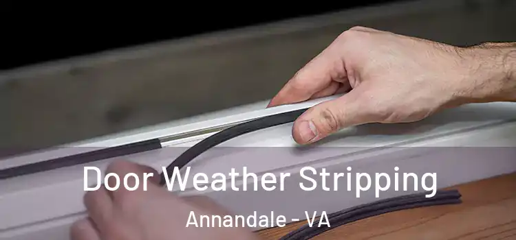 Door Weather Stripping Annandale - VA