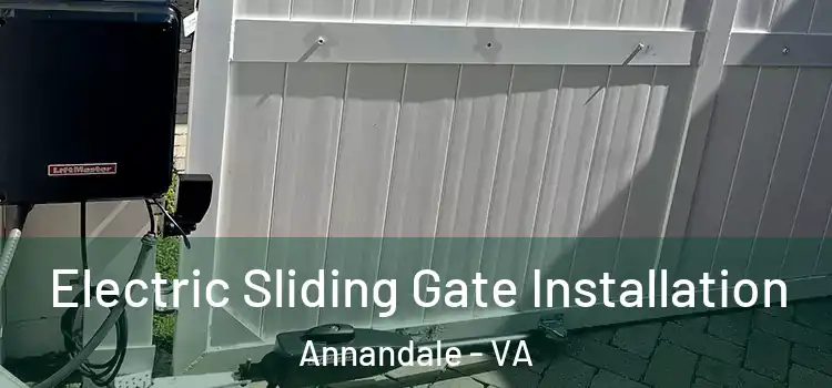 Electric Sliding Gate Installation Annandale - VA
